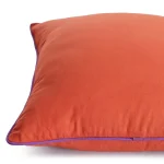 16" Reversible Orange Solid Cushion Cover - Image 5