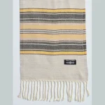 Light Purple Striped Neck Wrap Women's Wool Scarf - Image 7