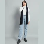 Purple Solid Wool Scarf For Women's Gift - Image 7