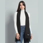 Winter Cashmere Brown Wool Scarf Wrap for Women's
