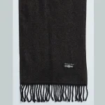 Winter Cashmere Brown Wool Scarf Wrap for Women's - Image 6