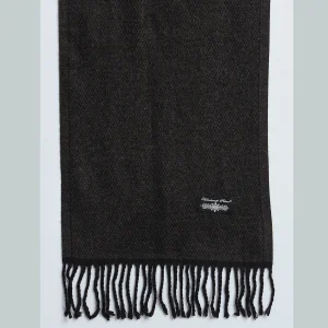 Winter Cashmere Brown Wool Scarf Wrap for Women's - Image 6