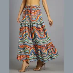Women Beach Wear Long Skirt Multi Color - Image 3