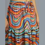 Women Beach Wear Long Skirt Multi Color - Image 6