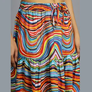Women Beach Wear Long Skirt Multi Color - Image 6