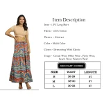 Women Beach Wear Long Skirt Multi Color - Image 7