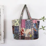 Women And Man Beautiful Patchwork Cotton Grocery Shopping Bags