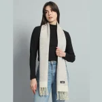Women's Purple Reversible Leopard Neck Wraps Scarf