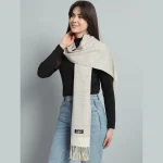 Women's Purple Reversible Leopard Neck Wraps Scarf - Image 2