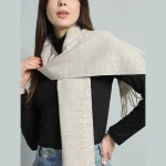 Women's Purple Reversible Leopard Neck Wraps Scarf - Image 4