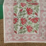 16"x60" Table Runner Hand Block Printed Cotton Cloth - Image 2