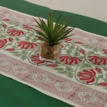 16"x60" Table Runner Hand Block Printed Cotton Cloth - Image 3