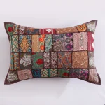 2 PC Brown Color Pillow Cover 24"x16" Inch - Image 2