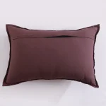 2 PC Brown Color Pillow Cover 24"x16" Inch - Image 5