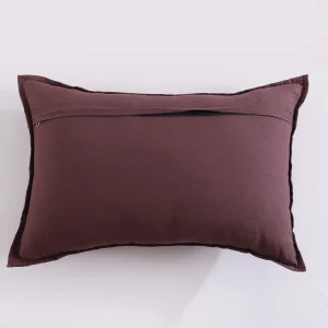 2 PC Brown Color Pillow Cover 24"x16" Inch - Image 5