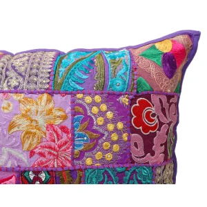 24"x16" Inch Purple Pillow Cover Set - Image 3