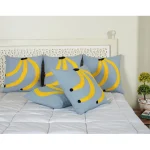 Banana Embroidery Cotton Cushion Cover