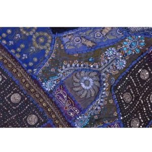 Beaded Runner Home Wall Decor Purple Tapestry - Image 4