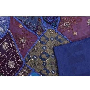Beaded Runner Home Wall Decor Purple Tapestry - Image 3