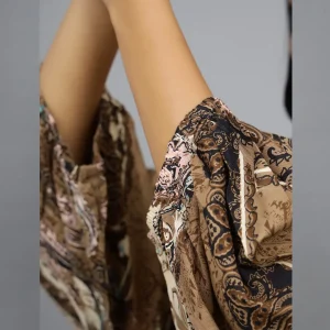 Beautiful Brown Paisley Kimono Shrug - Image 4