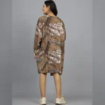 Beautiful Brown Paisley Kimono Shrug - Image 3
