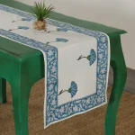 Beautiful Hand Block Floral Print Cotton Runner