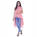 Beautiful Peach Paisley Kimono Sleeveless Shrug