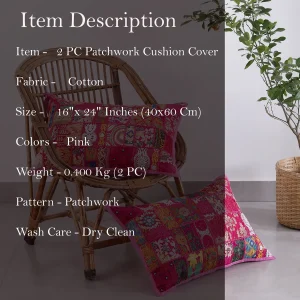 Beautiful Pillow Patchwork Pillow Cover Set - Image 5
