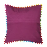 Embroidered Cotton Cushion Cover Diwali Christmas Gift - Image 4