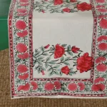 Floral Print Cotton Table Runner 16"x60" - Image 2