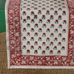 Handmade Floral Print Cotton Table Runner - Image 2
