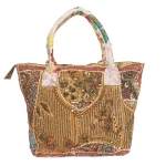 Heavy Mirror Embroidery Tote Bag - Image 3
