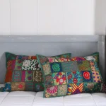 Home Bed Decor Cotton Green Pillow Case Cover