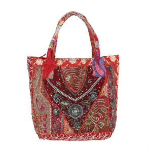 Indian Embroidered Shoulder Bag - Image 3