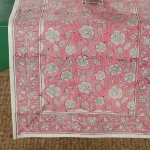 Pink Floral Printed Party Decorative Table Runner - Image 2