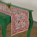 Traditional Floral Design Table Runner