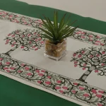 Tree Printed Cotton Table Runner Home Party Decor - Image 3
