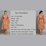 Women Pink Tiger Printed Soft Cotton Kimono Robe - Image 7