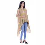 Women's Bikini Cover up Shrug Brown Triangle - Image 2