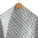 Abstract Printed Green Color Cotton Stole 40" - Image 6
