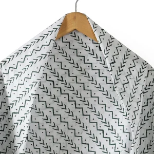 Abstract Printed Green Color Cotton Stole 40" - Image 6