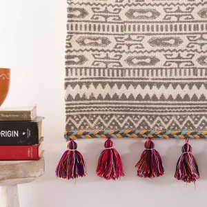 Abstract Printed Macrame Home Wall Hanging - Image 4