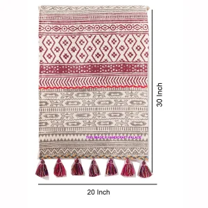 Abstract Printed Macrame Home Wall Hanging - Image 3