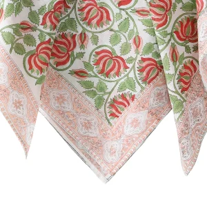 Beautiful Floral Print Soft Cotton Scarf For Women - Image 5