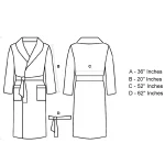 Beautiful Floral Printed Satin Silk Bath Robe - Image 9