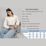 Beautiful Solid White Cotton T-Shirts For Women's - Image 8