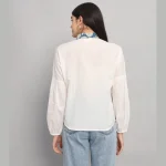 Beautiful Solid White Cotton T-Shirts For Women's - Image 7