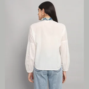 Beautiful Solid White Cotton T-Shirts For Women's - Image 7
