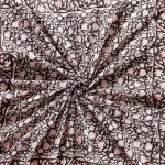 Black Floral Printed Square Scarf For Women Gift - Image 6