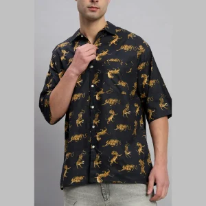 Black Panther Printed Cotton Shirts For Men's - Image 8